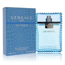 Versace Man Cologne by Versace 100 ml Eau Fraiche Eau De Toilette Spray (Blue)